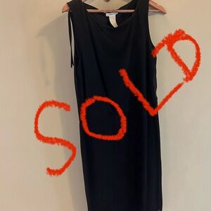 Black silk dress size 40